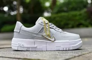 chaussures pour femme homme nike air force 1 pixel jewel gray